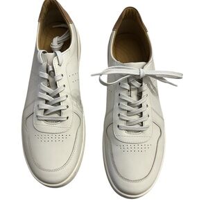 Nisolo Women’s Bria Go-To Court Leather Sneakers in White Sz 11 NIB